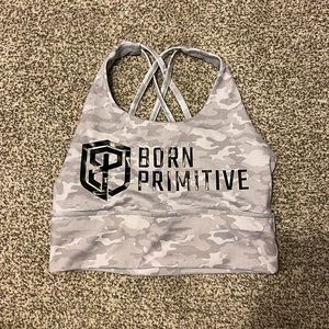 Born Primitive white camo bra + leggings